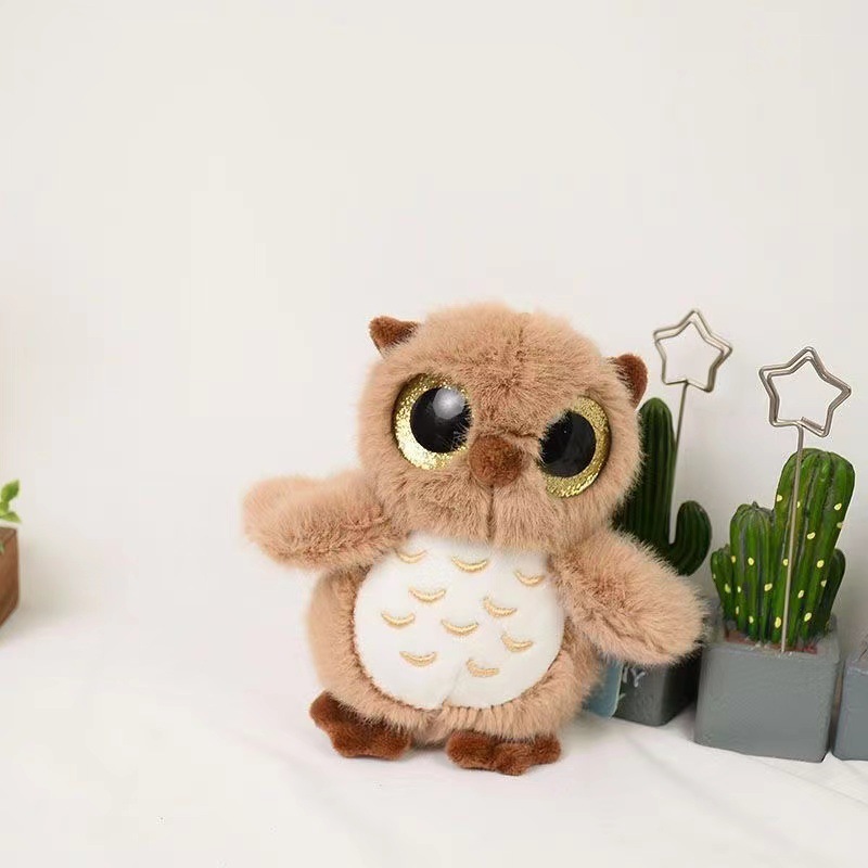 かわいいフクロウのぬいぐるみのぬいぐるみの小鳥のぬいぐるみのペンダントのキーホルダーのかばんのペンダントのカップルのペンダントの卸売り|undefined