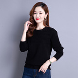 媽媽裝春秋毛衣40歲50中老年人秋冬裝洋氣時尚圓領(lǐng)針織衫打底衫女，女裝針織衫/毛衣，妃慕昵服飾