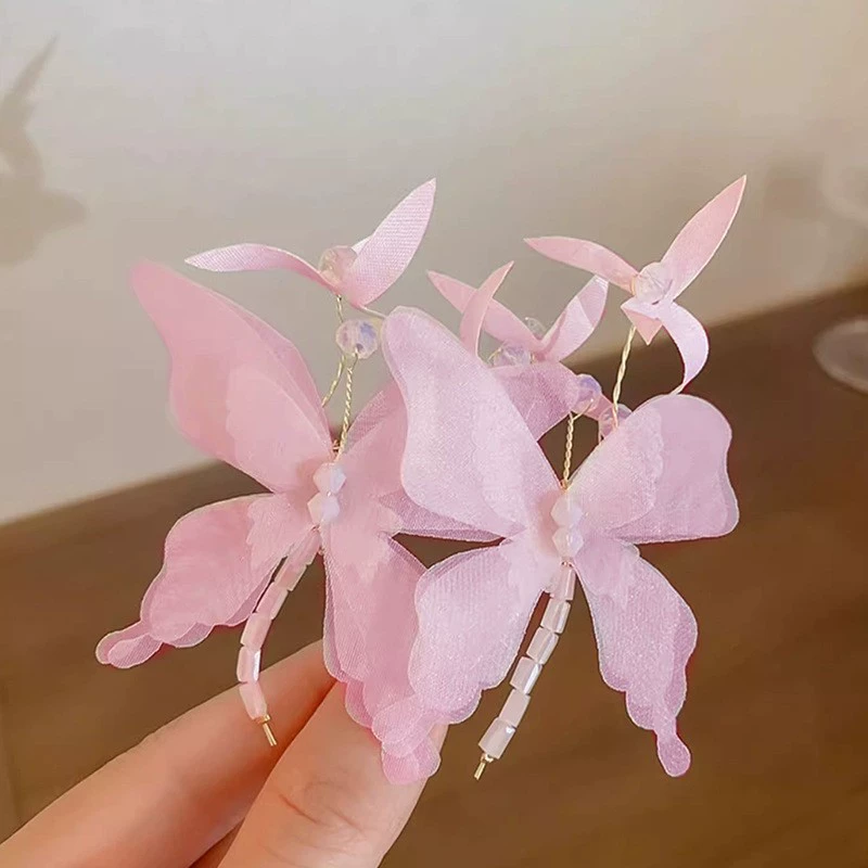 Свадебная прическа Ли Йитона той же феи бабочка кристал Runu, се bride wedding hair, крылья крылья крыло заколка для волос