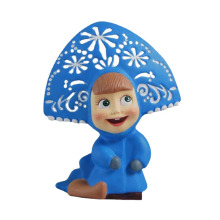 树脂手办造型 韩版料理店小摆件 可爱卡通蓝精灵公仔来图来样定制