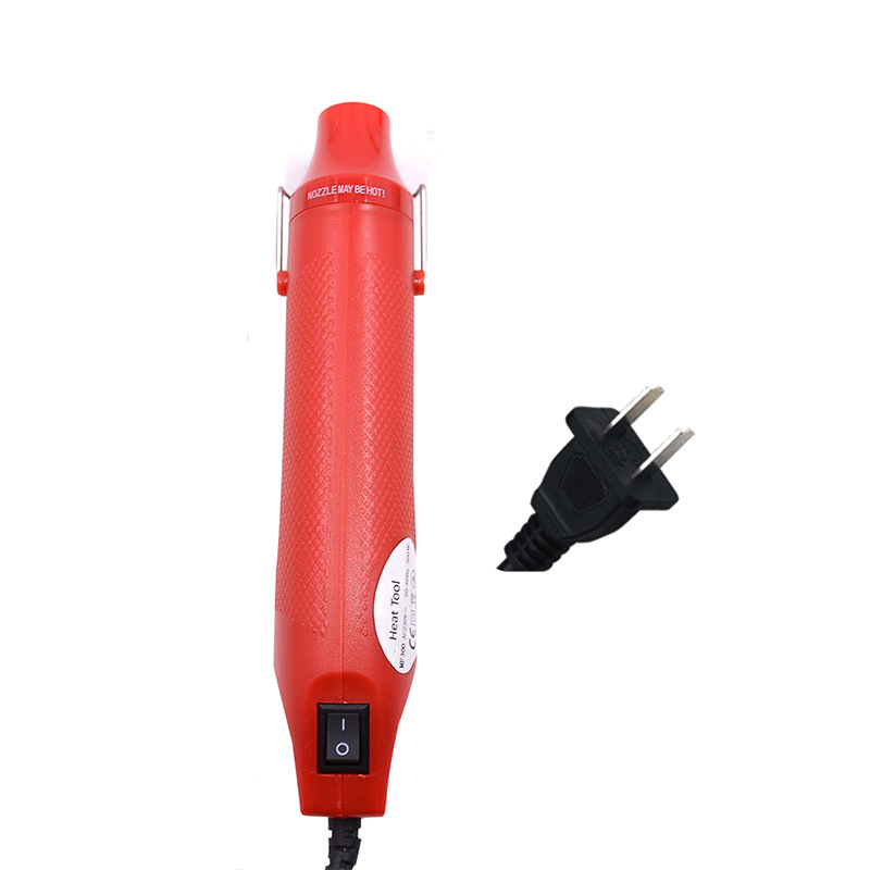 Pistola de aire caliente 220V estándar nacional 110V estándar americano 300W cerámica suave Tubo termorretráctil película calor encogible herramienta de calefacción pistola caliente