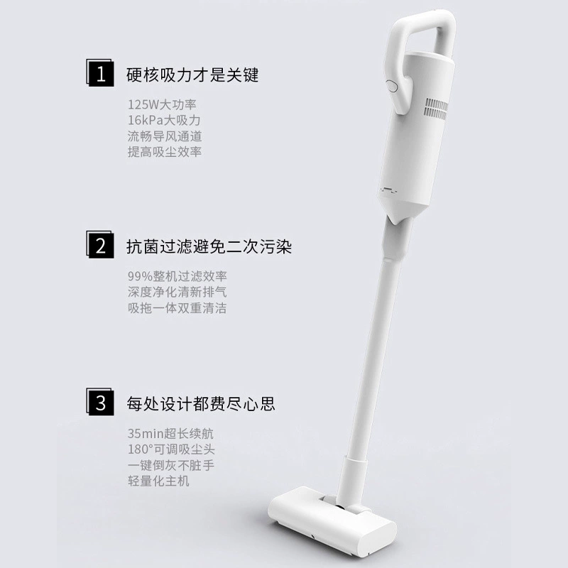 Vacuum cleaner, hygienic handheld wireless carpet