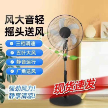 i落地扇家用大风力电风扇强力立式落地式16寸摇头风大风量省电
