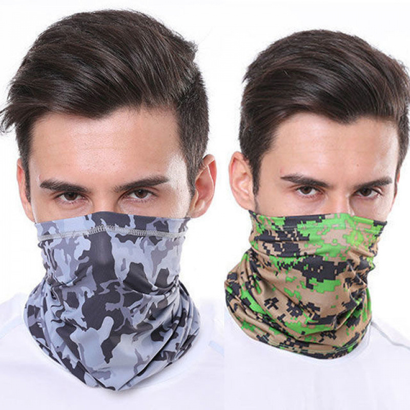 Hielo seda turbante mágico de verano deportivo al aire libre para hombres y mujeres cuello pañuelo de bicicleta máscara de pesca cuello delgado comercio exterior