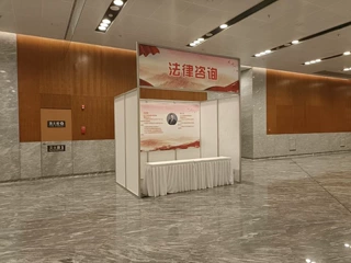 直播间易拆装搭建标准摊位展示架可回收材料制作厂家招聘会特装架