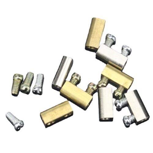 Factory direct sales nickel-plated terminal copper parts binding posts copper parts wiring strips copper parts pins jade copper parts copper terminal cores