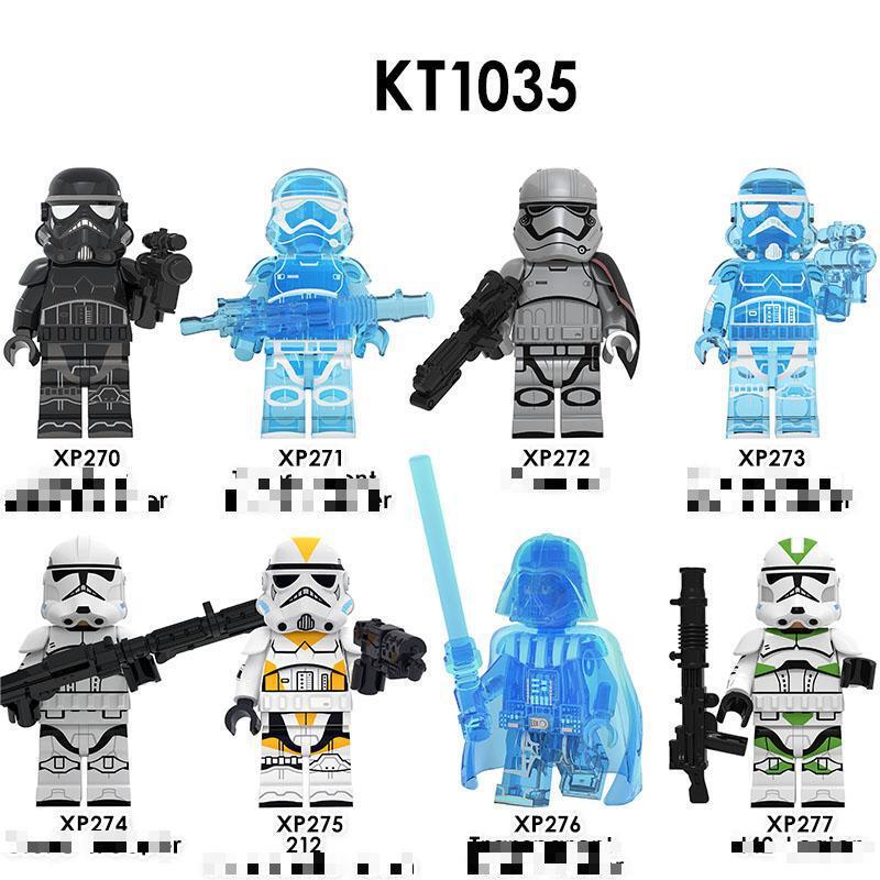 Foreign Trade Goods Kt1035 Science Fiction Movie Series Educational Assembled Building Blocks Minifigure Toys Opp Bag