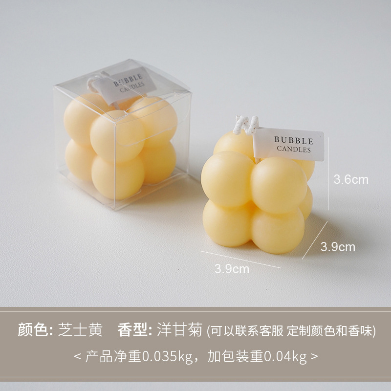 小さな魔方陣の形をしたアロマキャンドル、卸売、誕生日の記念品、手作り、泡の形をしたキャンドル、かわいい、香り付きキャンドル|undefined