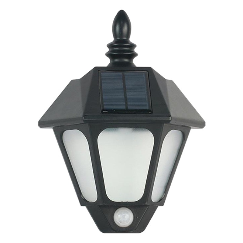 Solar lámpara de pared al aire libre inteligente inducción control de luz impermeable resistente a altas temperaturas Villa jardín decoración al aire libre patio lámpara de pared