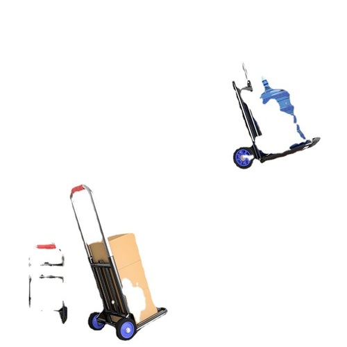 Collapsible suitcase trolley, portable travel wagon, moving cart, home use, cargo utility cart