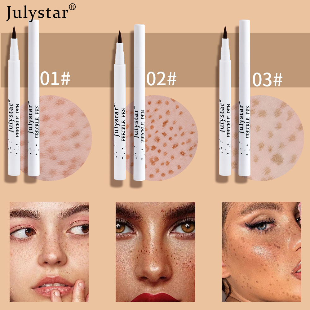 Hot selling natural simulation pen, color rendering, waterproof, and non peeling face freckle point makeup pen_voghion.com