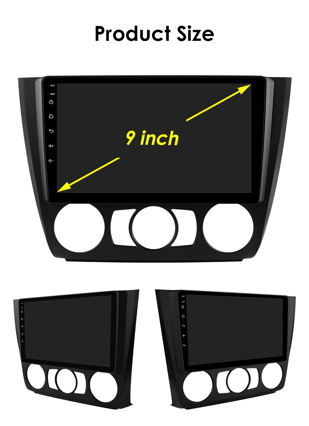 Cross-Border Suitable for 04-11 Android Large-Screen Bmw 1 Series E87 Car Gps Navigation Reversing Image All-In-One Machine