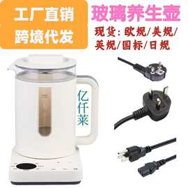 外贸多功能养生壶家用大容量1.2L玻璃烧水壶智能跨境110V咖啡壶