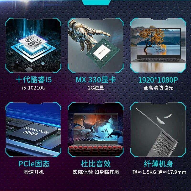联想 V14 Intel 10-го поколения Core i5 14-дюймовый тонкий экран высокопроизводительный гейминг ноутбук