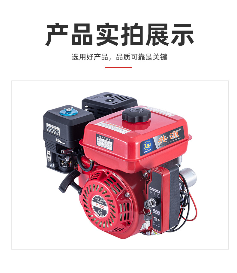 Electric-Start Gasoline Engine Head, Sprayer, Water Pump, Four-Stroke Electric-Start Internal Combustion Engine Head, Wholesale in Stock