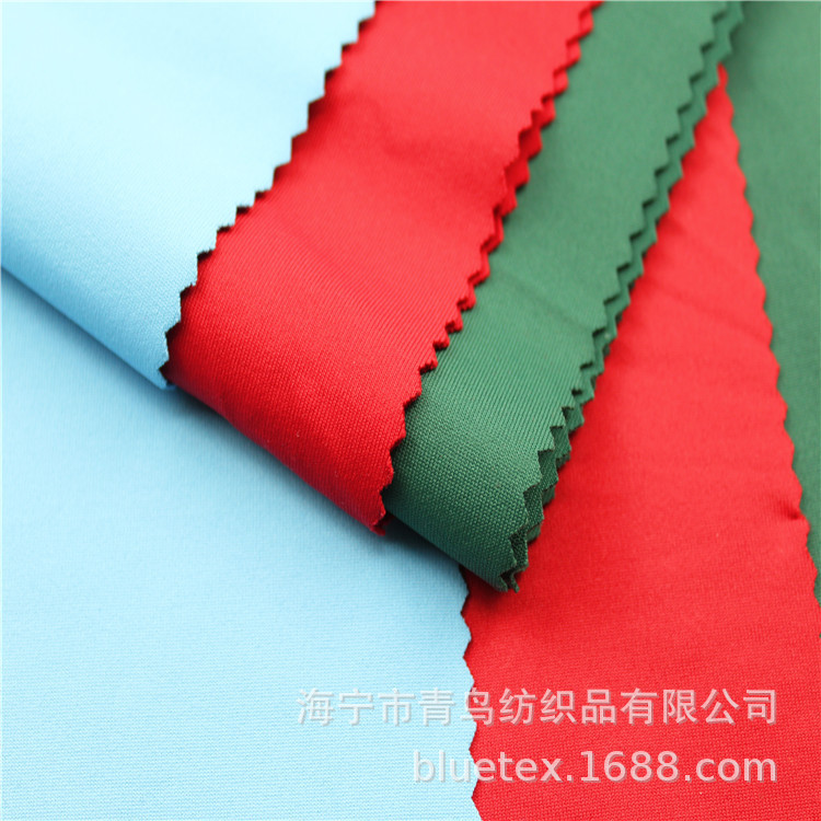 厂家棉型锦氨 锦仿棉 210G高弹面料 锦氨高弹汗布