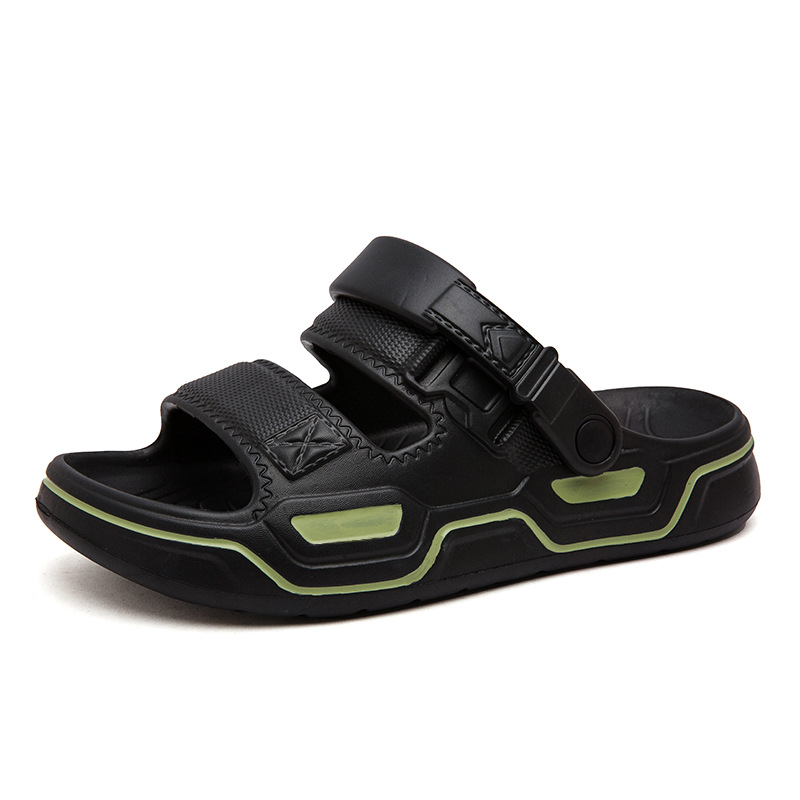 Zapatillas de verano al aire libre para hombres, zapatillas deportivas antideslizantes y resistentes al desgaste para conducir en playa.