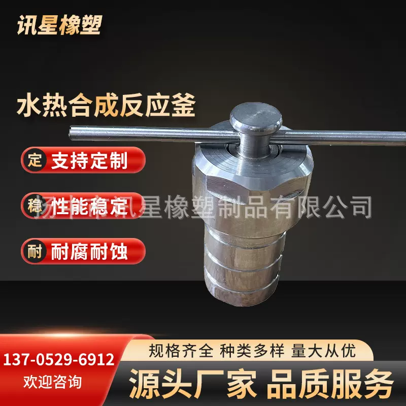 304不锈钢水热合成反应釜聚四氟乙烯PPL实验室高压消解罐反应设备