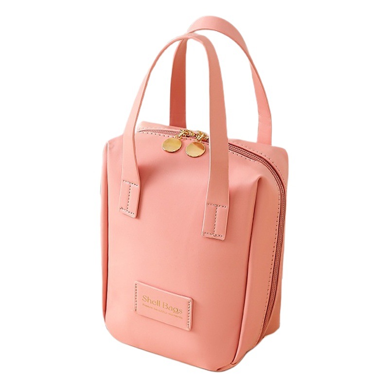Pequeño Libro Rojo popular Shell bolsa cosmética pu portátil viaje bolsa de lavado impermeable bolsa de almacenamiento cosmético de gran capacidad