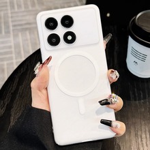 适用红米k70至尊版手机壳新款k70pro磁吸保护套k70超薄磨砂透明壳