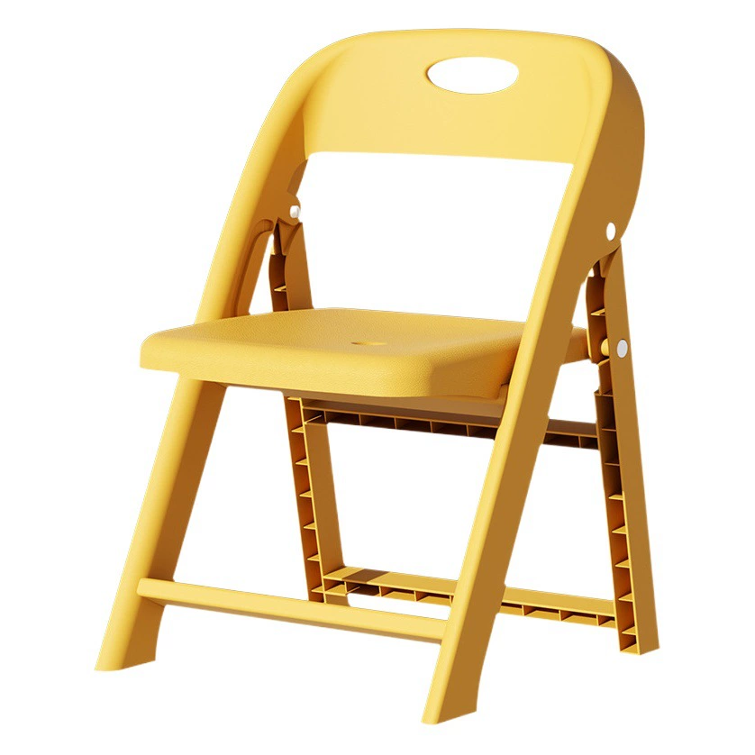 Утолщенный складной стул Стул со спинкой для взрослых и детей Бытовая Нескользящая маленькая скамья Детский сад Маленький стул Детский обеденный стол и стул