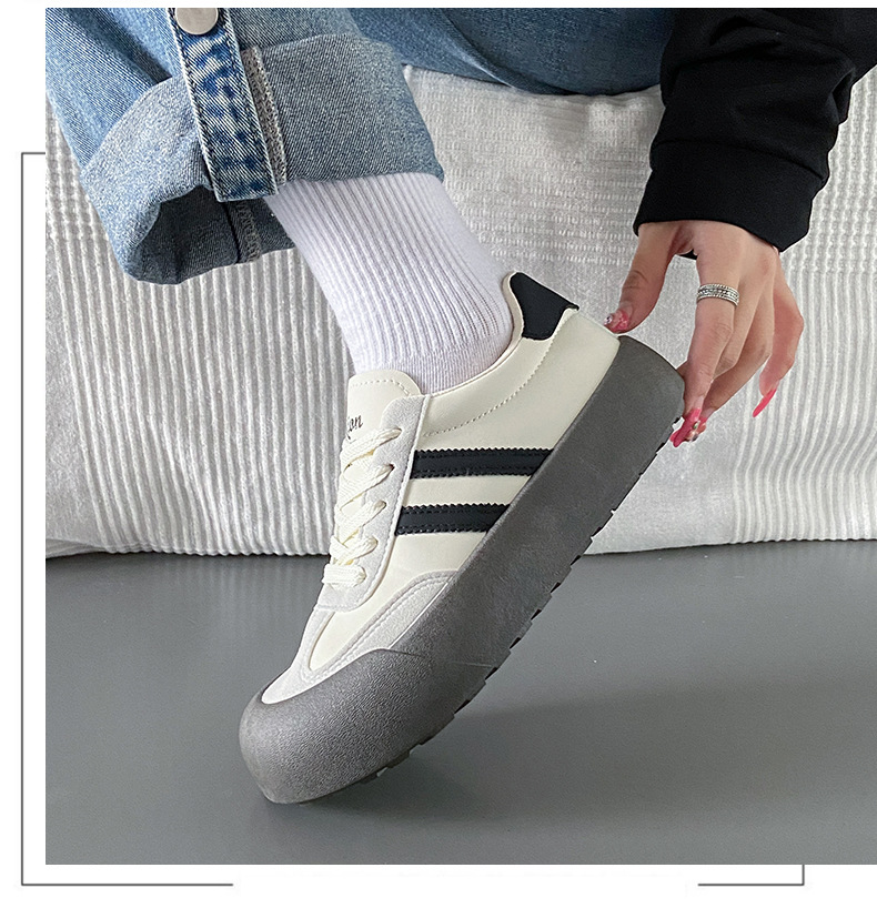 Damen Plateau Sneaker - Modische Koreanische Freizeitschuhe_voghion.com