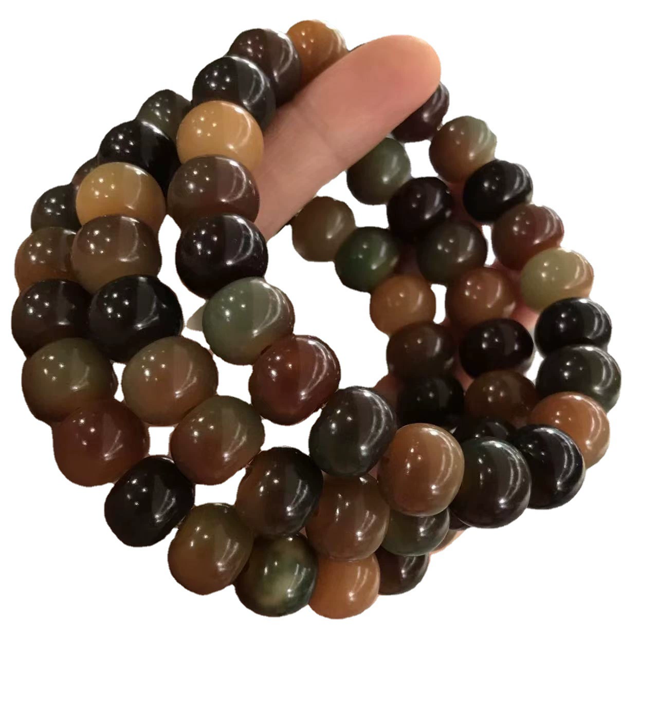 Apple, bead bracelet, rosary with round beads, Bodhi rosary, wholesale