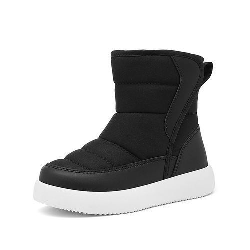 Children's Thick-Soled Cotton Shoes Winter Warm Lightweight Snow Boots with Fleece Waterproof Baby Shoes Best Selling Versatile Cotton Boots