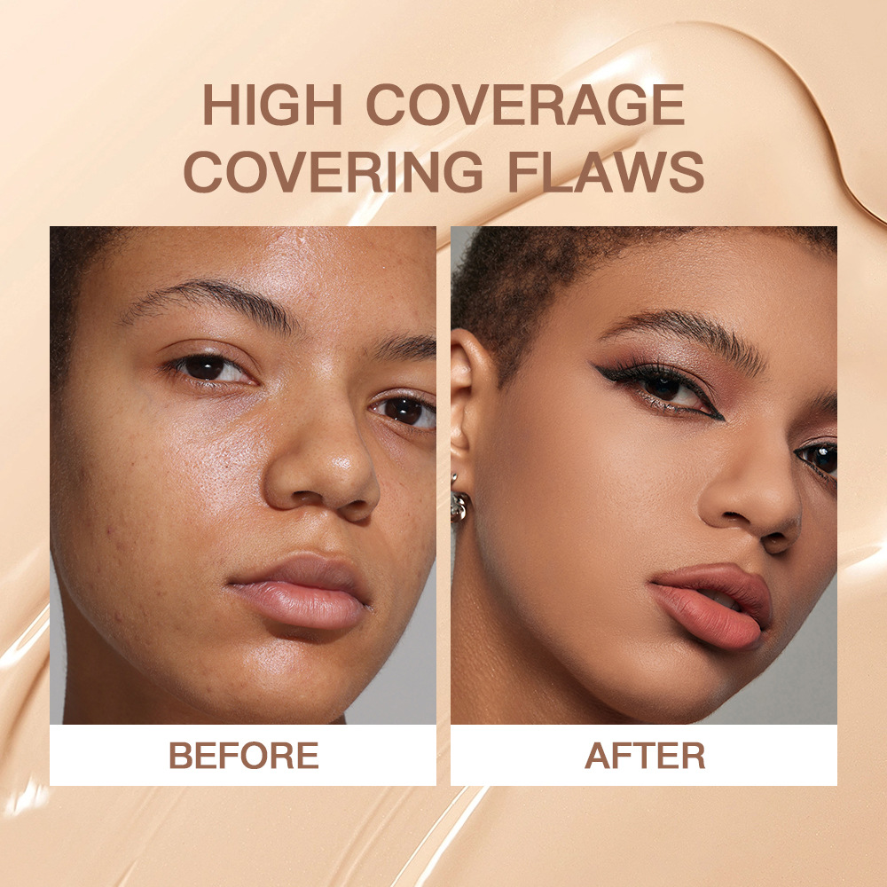 USHAS European and American Cross-border spot corrector base líquida para cubrir las ojeras y las marcas de acné, impermeable y sin maquillaje UC100