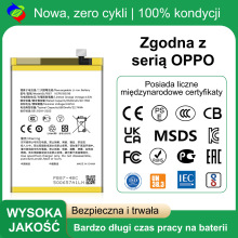 Akumulatory do telefonów komórkowych OPPO A15/R17/A3S/R9