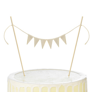 Cross-border DIY Birthday Party Cake Decoration European-style Cake Flag Decoration Ornaments