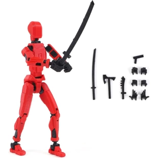 Фигурка удачи T13 3D шарнирная в сборе
