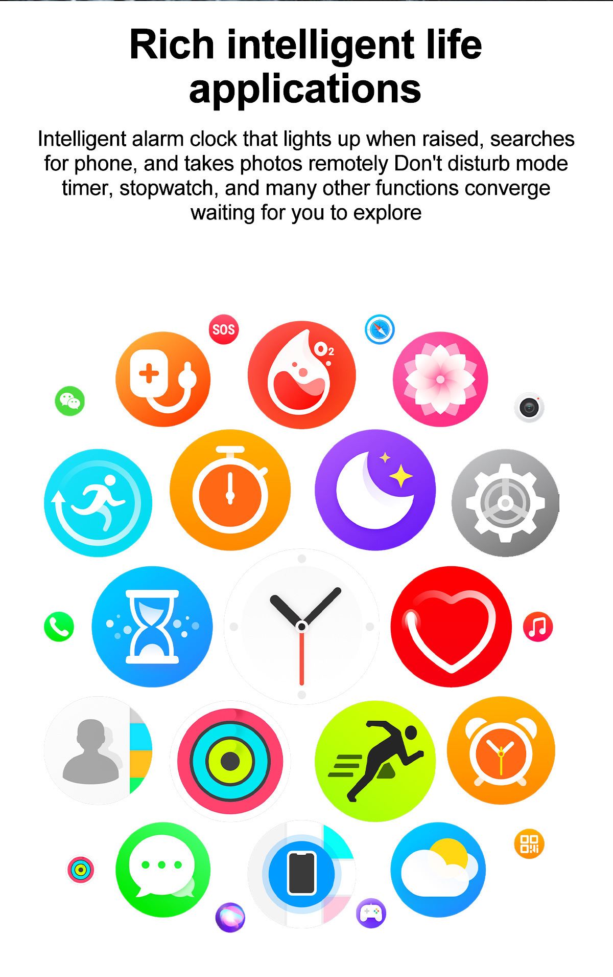 MT39 Smartwatch 2,01 Zoll Bluetooth Talk Herzfrequenz Blut_voghion.com