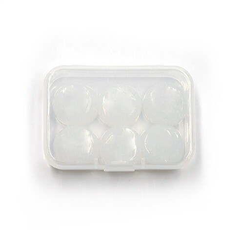 Noise-blocking earplugs for sleep, 6 pieces of noise reduction earplugs, wholesale travel aviation swimming silicone earplugs