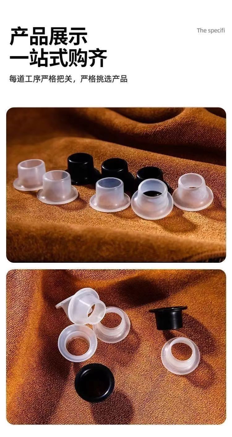 New universal raw material tape substitute 4-point and 6-point silicone gasket faucet accessory waterproof sealing ring rubber pad undefined