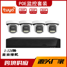 跨境POE网络监控套装16路海螺半球IP摄像头NVR系统 CCTV cameras