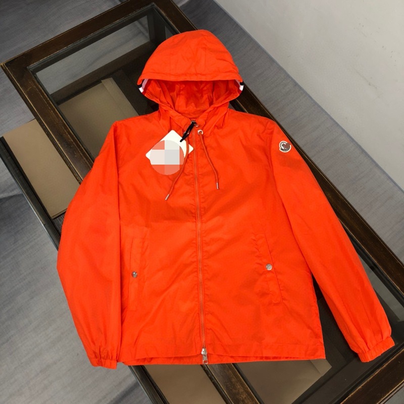 正确版mon蒙家男士抽绳连帽上衣服运动减龄休闲风衣外套专柜同款|undefined