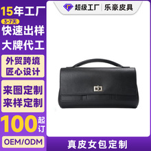 法棍包定制热销真皮女包头层牛皮手提包大容量通勤斜挎包包代加工