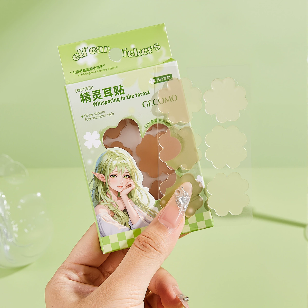 GECOMO Invisible waterproof ears stickers, internet celebrity