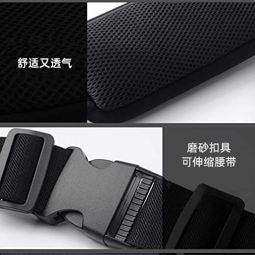 Cross-border mini waist bag fitness belt running bag training slow running hiking travel unisex dual pocket waist bag