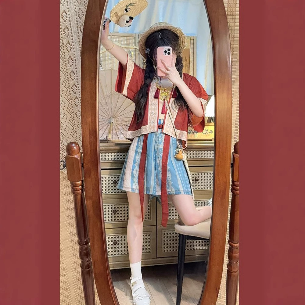 Оригинальный Hanfu женский 2025 новый рукав с рукавами