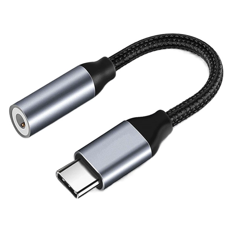 Адаптер для наушников Type-C, аудиокабель-конвертер 3,5 мм, цифровой аудиоадаптер Type-C для телефонов Android