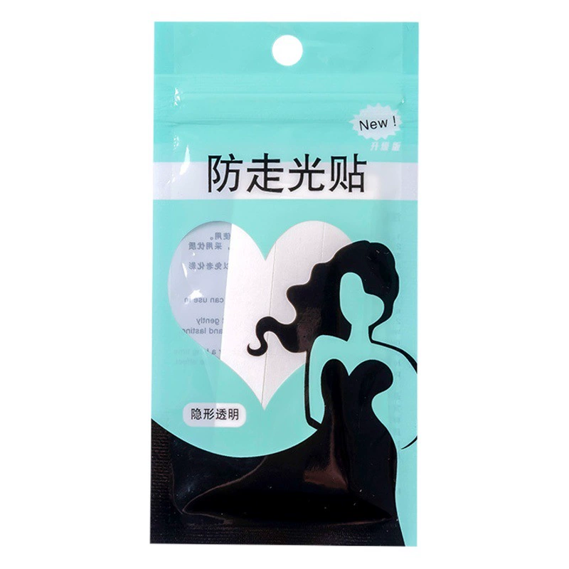 Легкая рубашка с нашивкой, предотвращающая ходьбу, с V-образным вырезом, на груди, двусторонняя клейкая лента, мужской галстук, универсальная гелевая одежда, противоскользящий артефакт с открытыми плечами