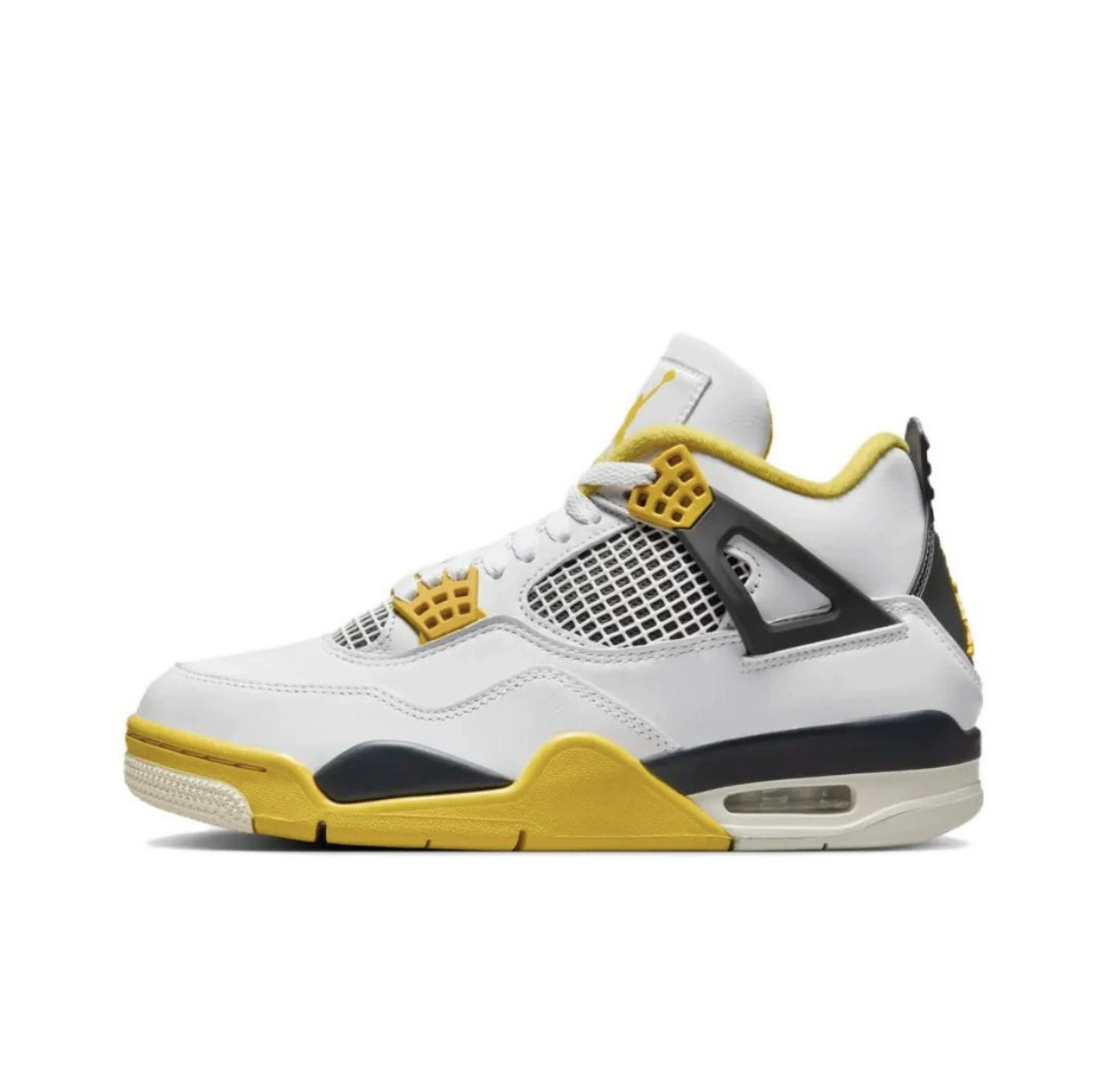 Putian Chunyuan AJ4 zapatos de baloncesto marrón naranja negro amarillo rayos eléctricos masculinos y femeninos clásicos Jiao4 Zhongyuan zapatos de baloncesto para hombres y mujeres