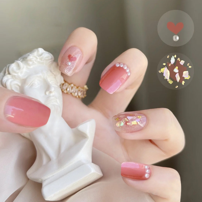 Toppe per unghie finte da indossare e migliorare le unghie, toppe per unghie finite, toppe per unghie rimovibili con fiori di camelia, toppe per unghie fatte a mano_voghion.com