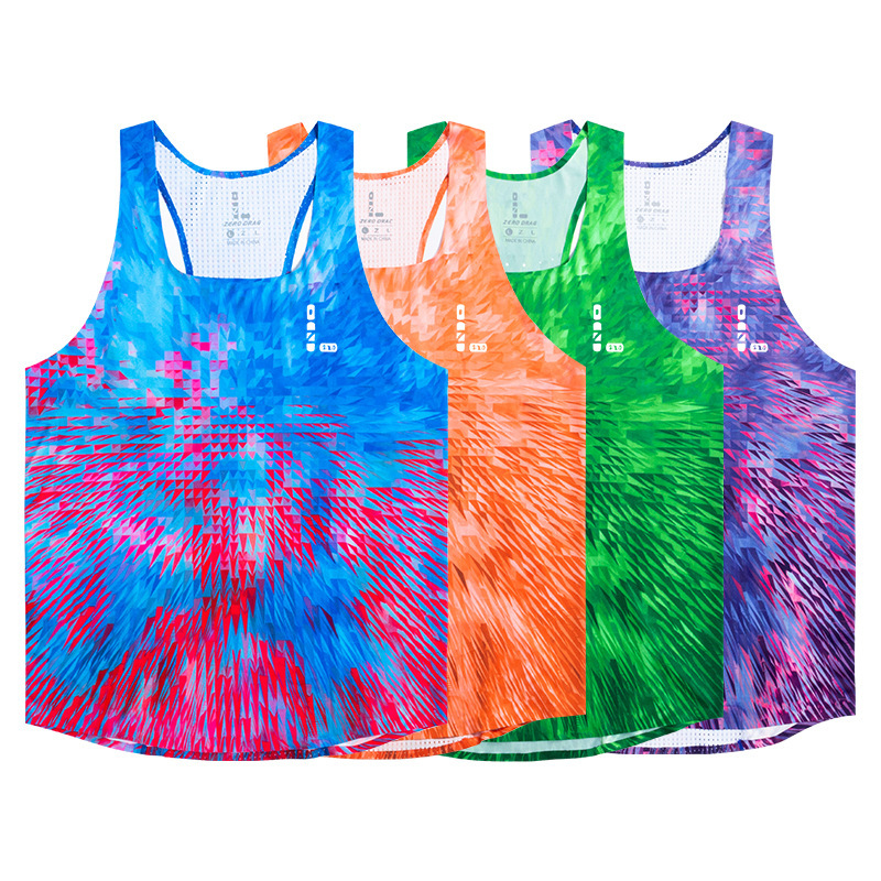 Zero Resistance Summer Racing Marathon Running Sports Vest Men's Track and Field Training Competition Quick-drying Breathable Lightweight Women