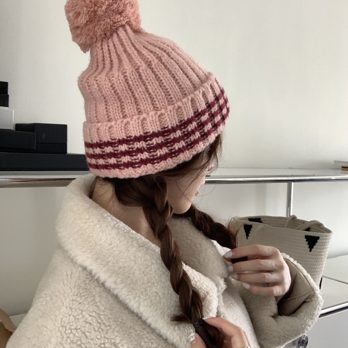 Woolen Hat Pink