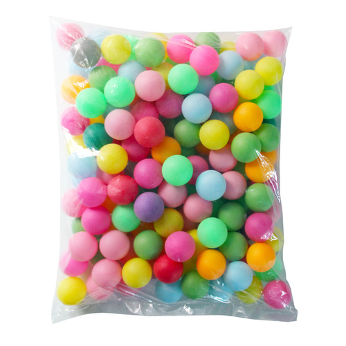 ABS trained table tennis balls without words lottery balls for children's entertainment, lucky draw competition game PP colored plastic balls