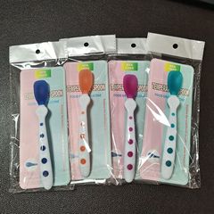 Children's Temperature-Sensing Spoon Training Spoon Baby Learning Temperature-Sensing Spoon