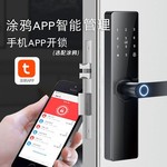 ?半自动指纹密木门家用智能门通通锁ttlock电子锁tuya涂鸦锁密码
